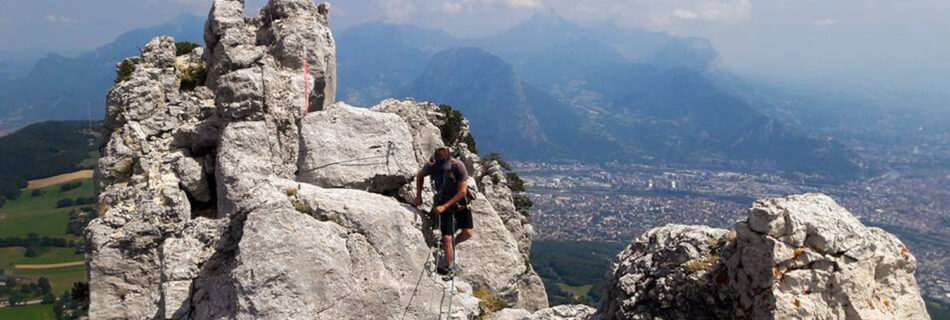 Escalade dans le Vercors les 3 pucelles